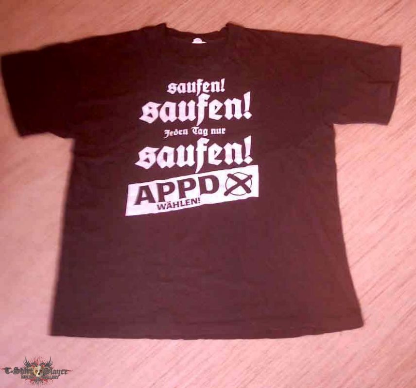 APPD - Original Saufen T-Shirt 1998  TShirtSlayer TShirt and  BattleJacket Gallery