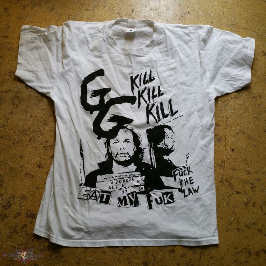 GG Allin, GG Allin Shirt TShirt or Longsleeve (archive's) | TShirtSlayer