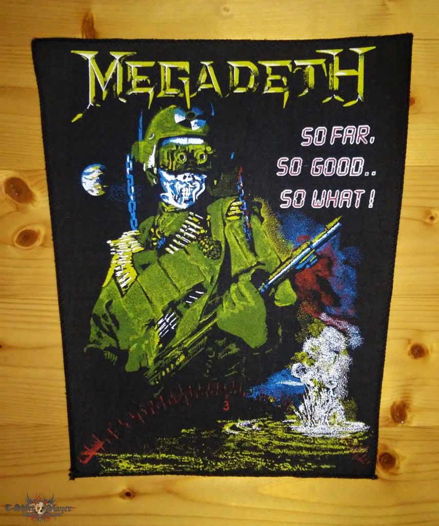 Megadeth - So Far, So Good... So What! backpatch