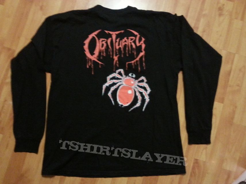 OBITUARY-pile of skulls LS BlueGrape Merch. 1991