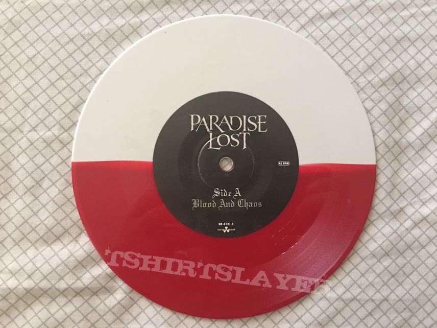 Paradise Lost-Blood and Chaos EP (red/white)