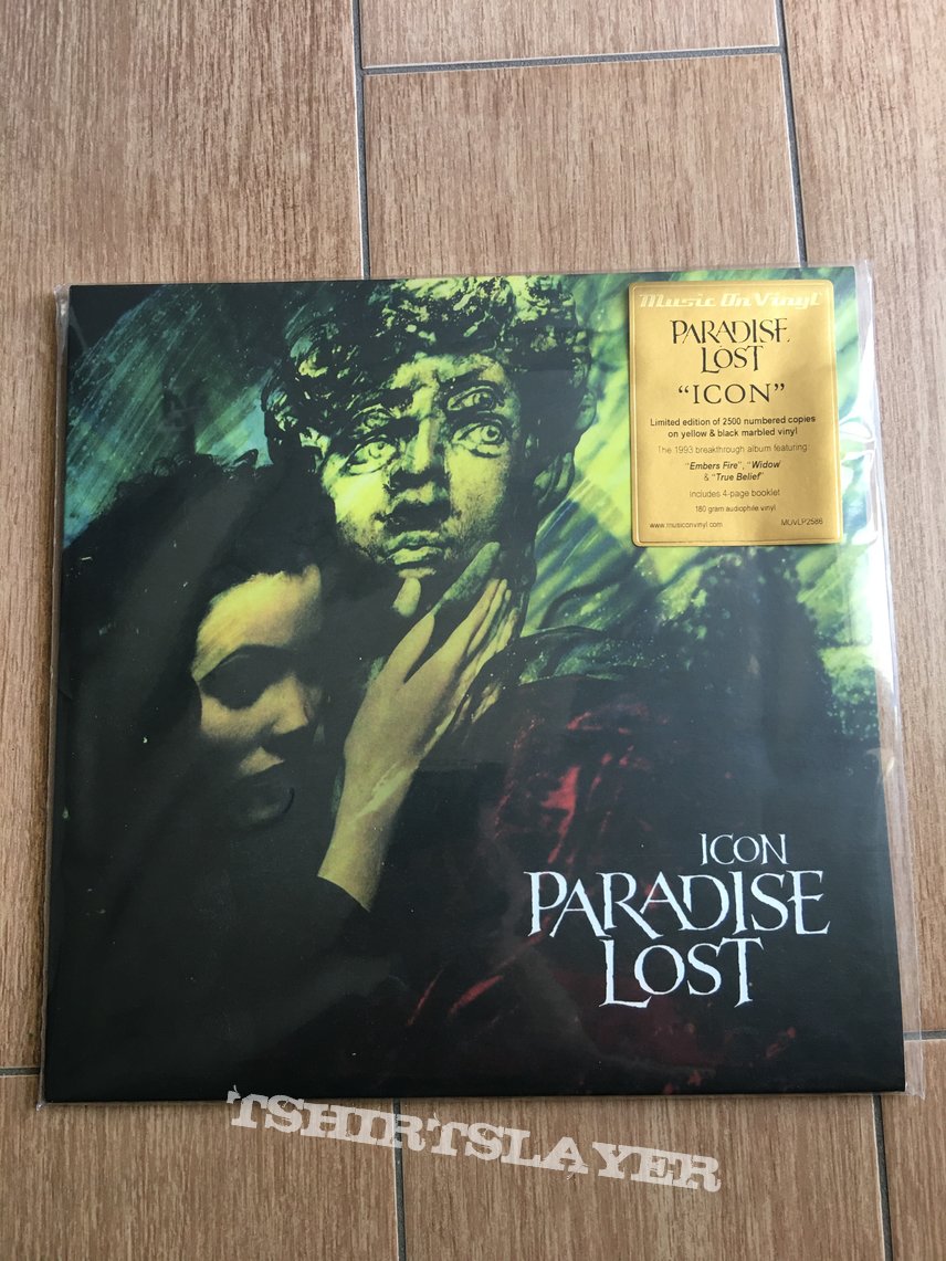 Paradise Lost-icon(yellow and black marbled vinyl)