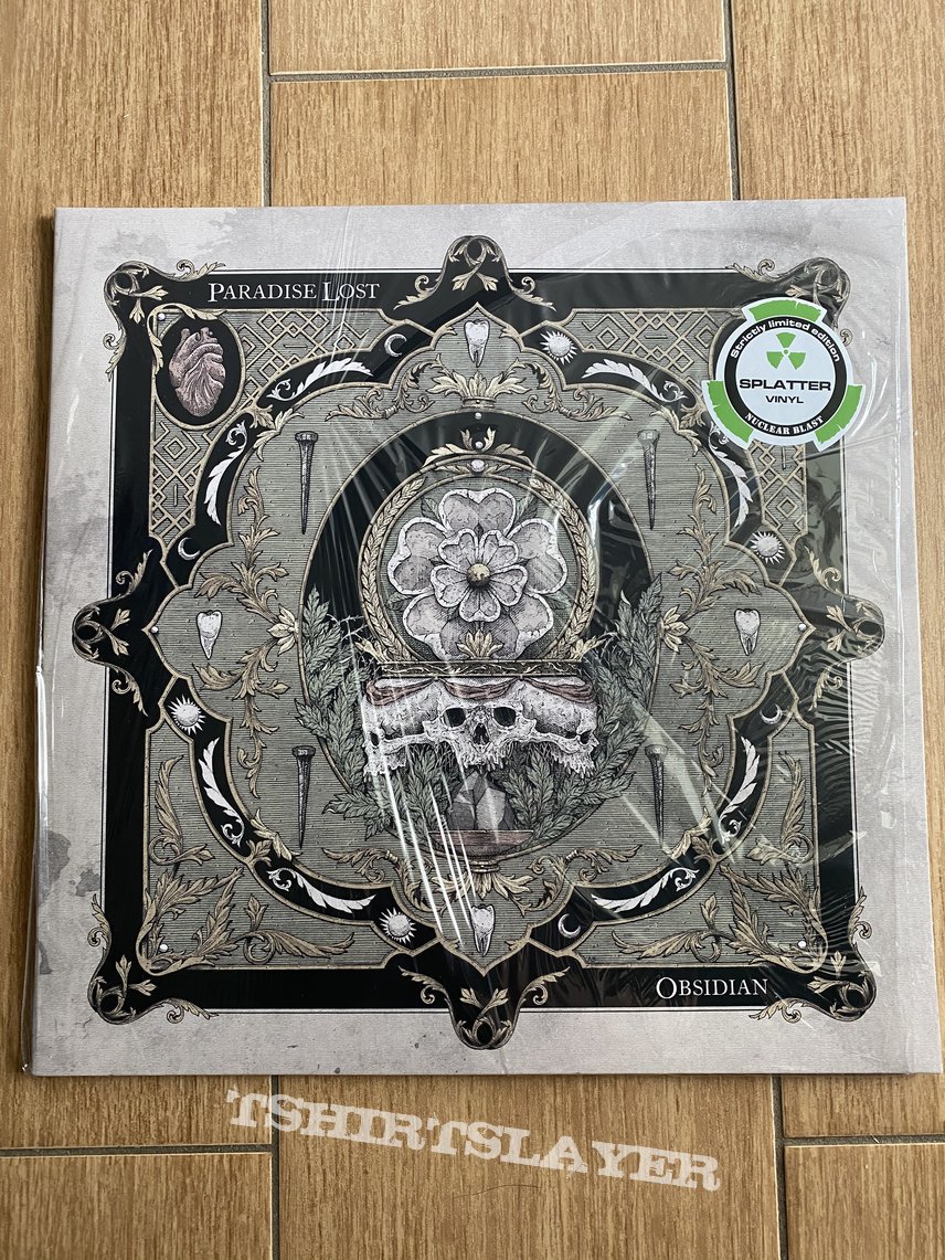 Paradise Lost-Obsidian(Green,Black Splatter Vinyl)