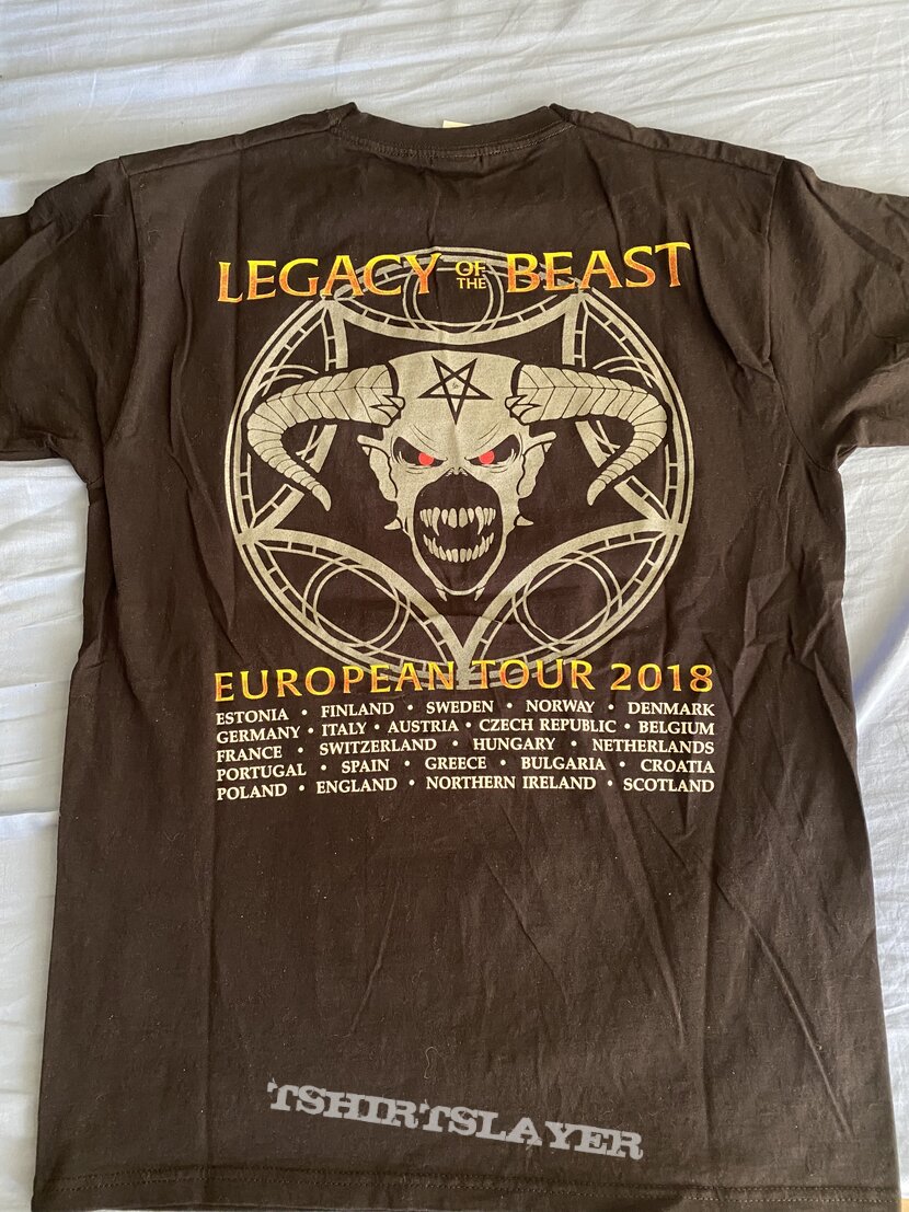 iron maiden-Legacy of the beast,European tour 2018