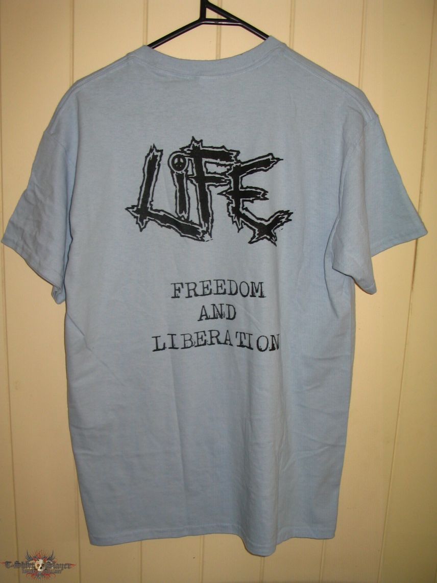 Life - The World Lies Across Them shirt