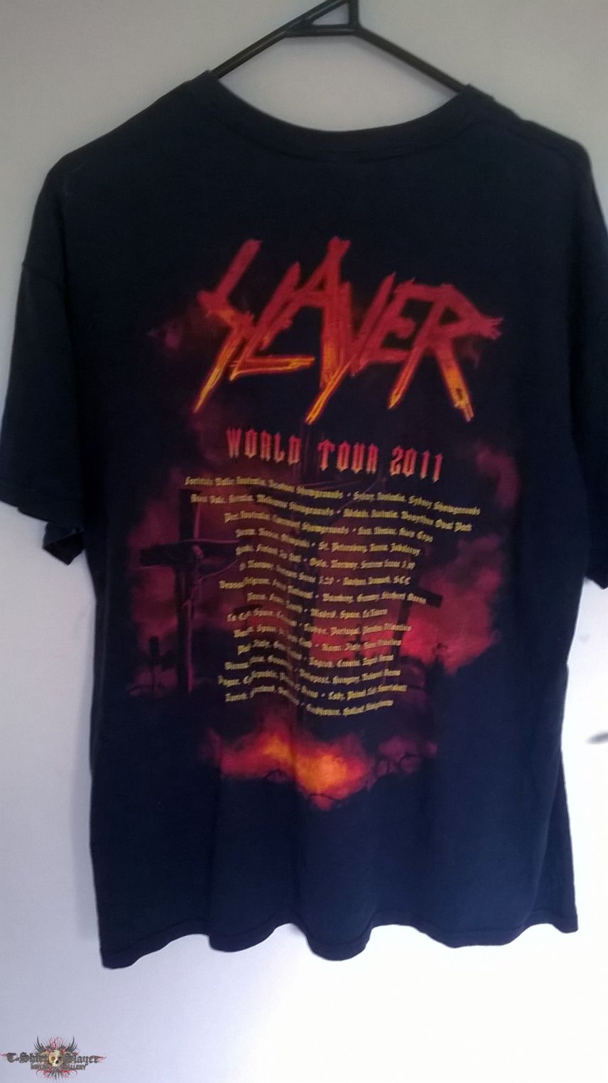 Slayer - World Tour 2011 T