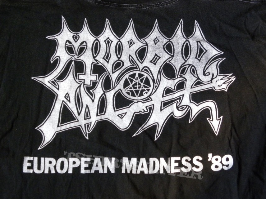 Morbid Angel - European madness &#039;89 tour shirt