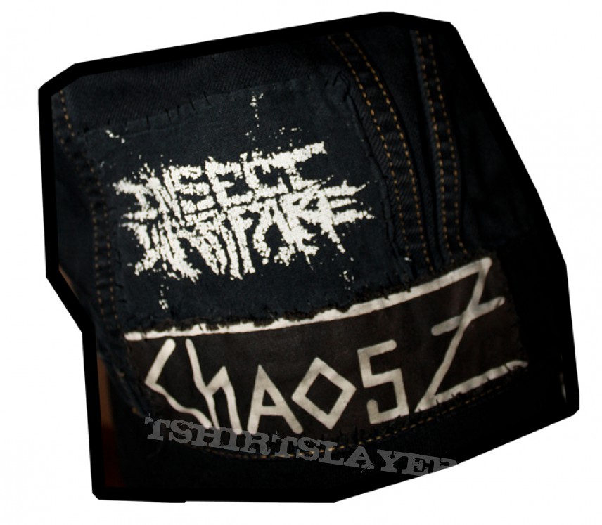 Anthrax denim vest