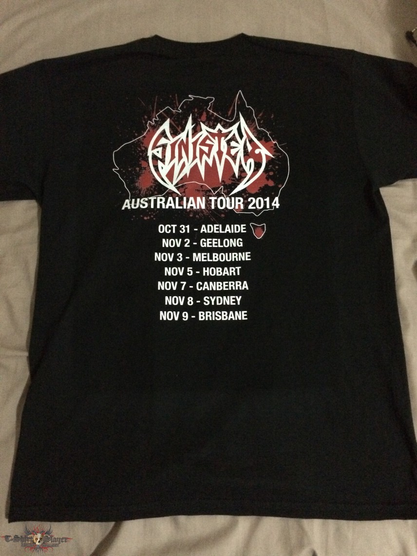 Sinister Australian Tour T-shirt