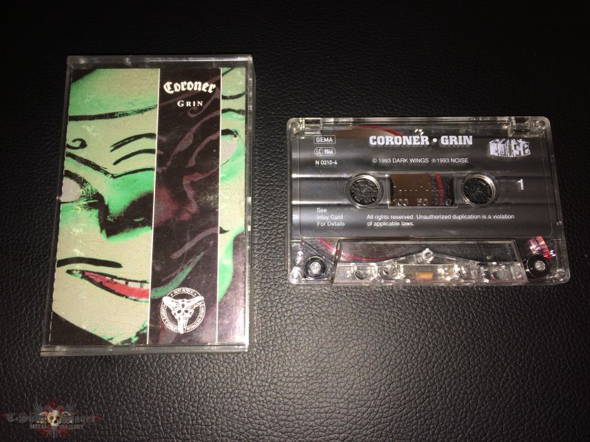 Coroner ‎– Grin Cassette