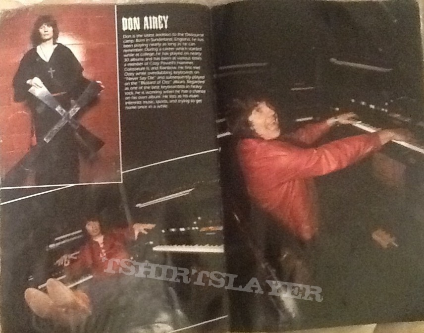 Ozzy Osbourne - Vintage &quot;Diary of a madman&quot; 1982 tour book