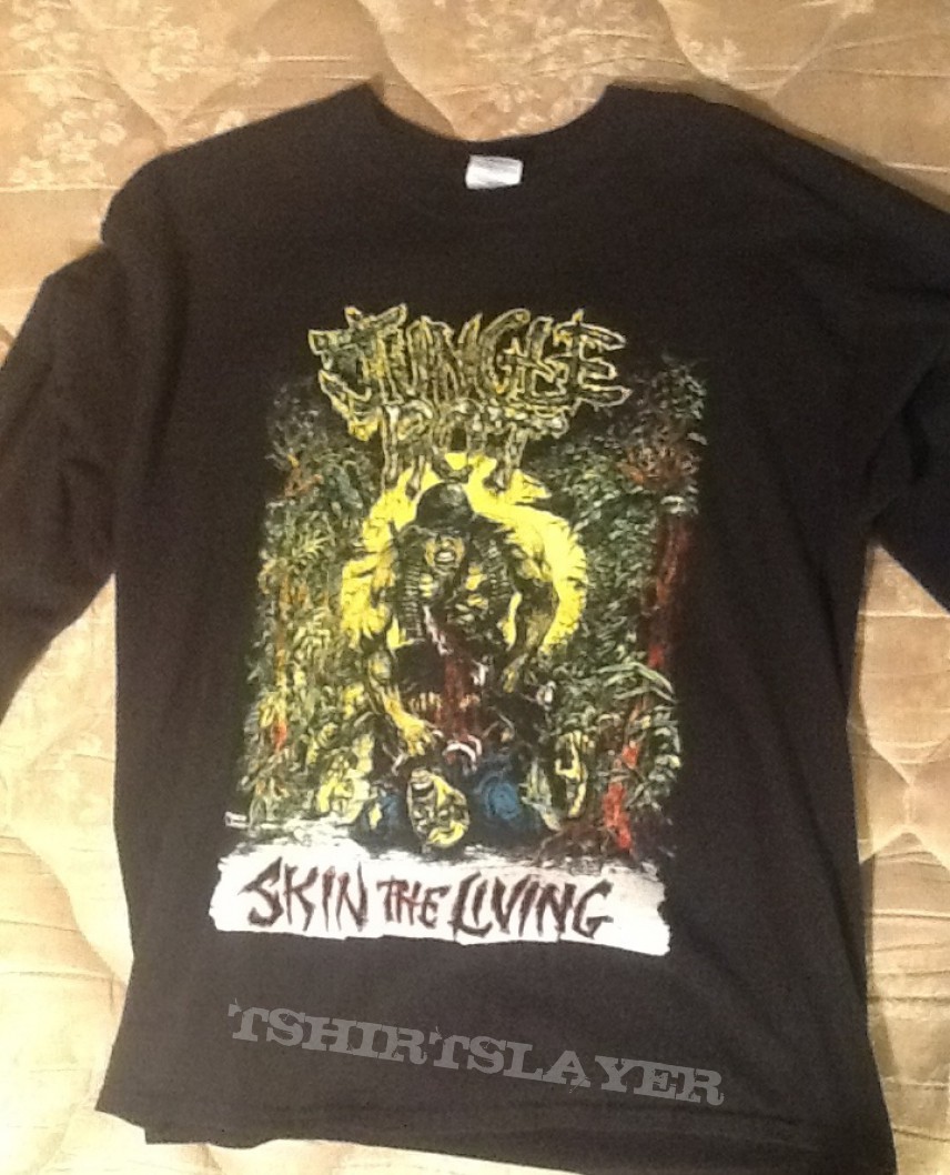 Jungle Rot - Skin The Living longsleeve shirt | TShirtSlayer TShirt and ...