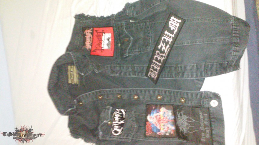 Mayhem my first battle jacket