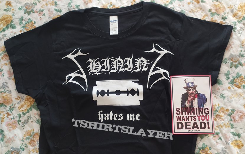 SHINING HATES ME t-shirt girlie L NEW | TShirtSlayer TShirt and  BattleJacket Gallery