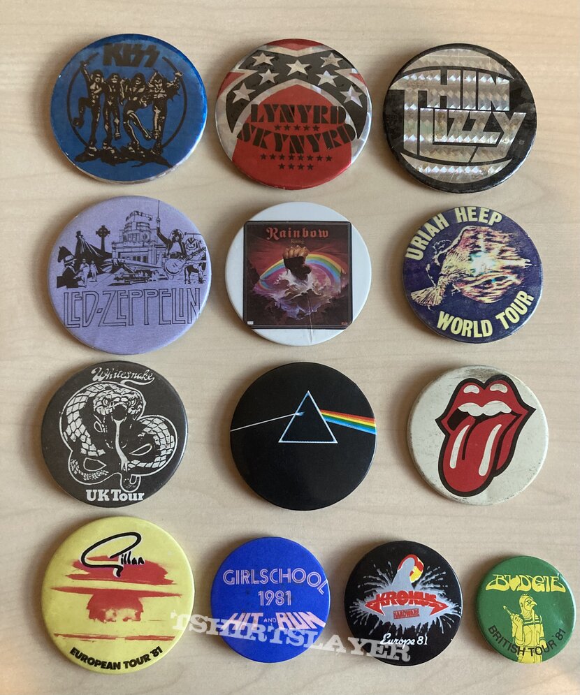 Kiss Vintage Pin Badges For You