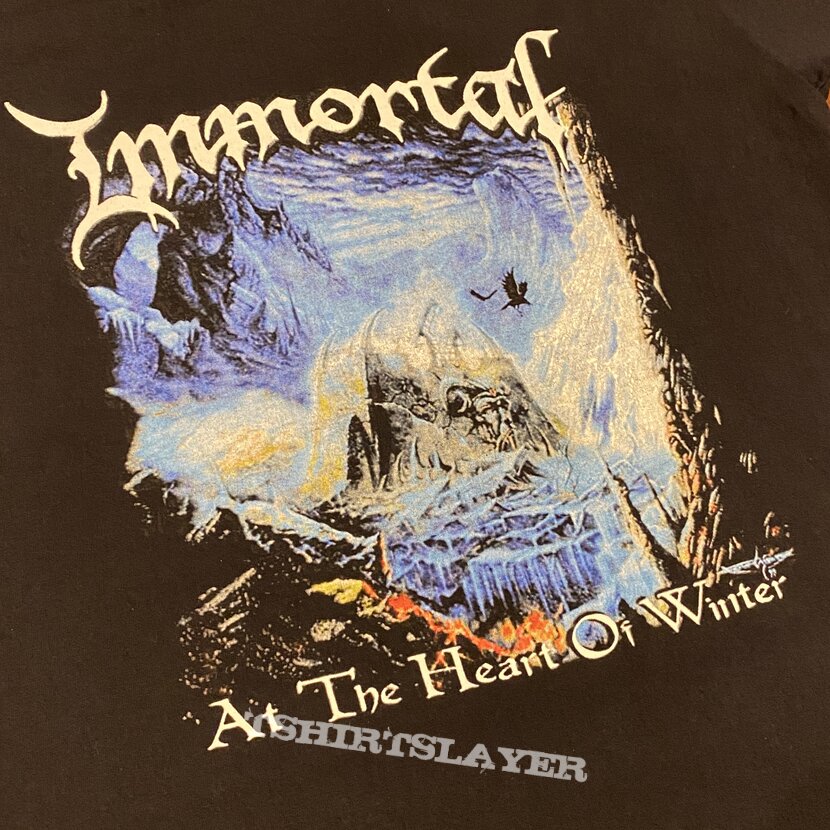 Immortal &quot;At The Heart Of Winter&quot; t-shirt