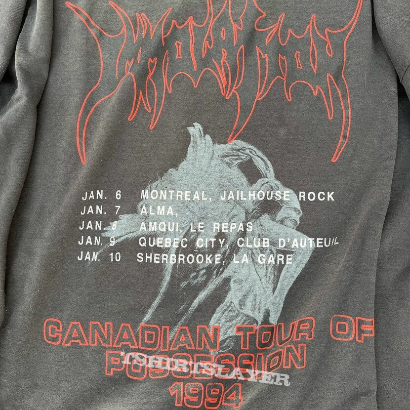 Immolation Canadian Tour 1994