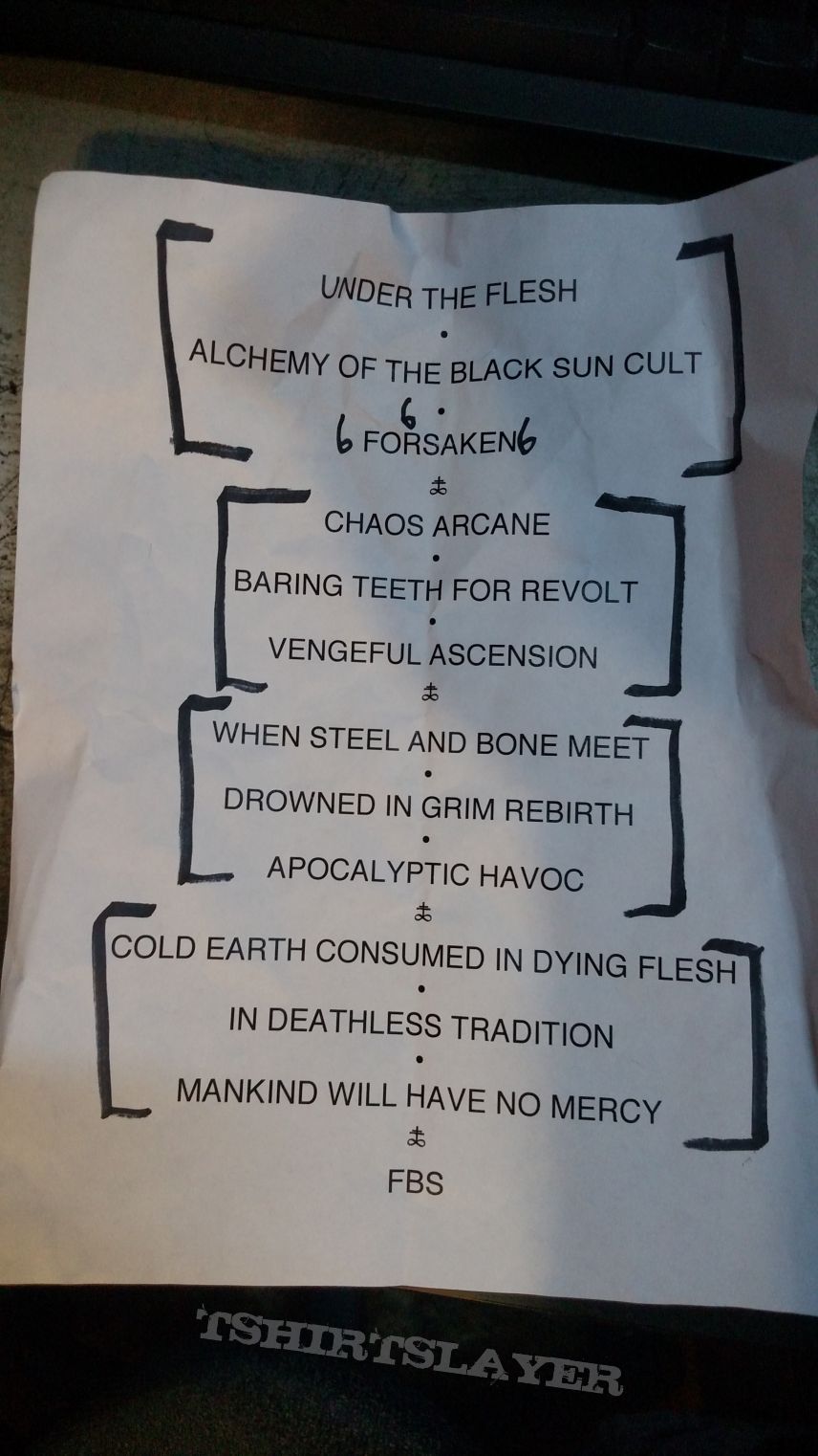 Goatwhore - Shaka&#039;s Live @ VA Beach, VA. 10/05/17 [Setlist]