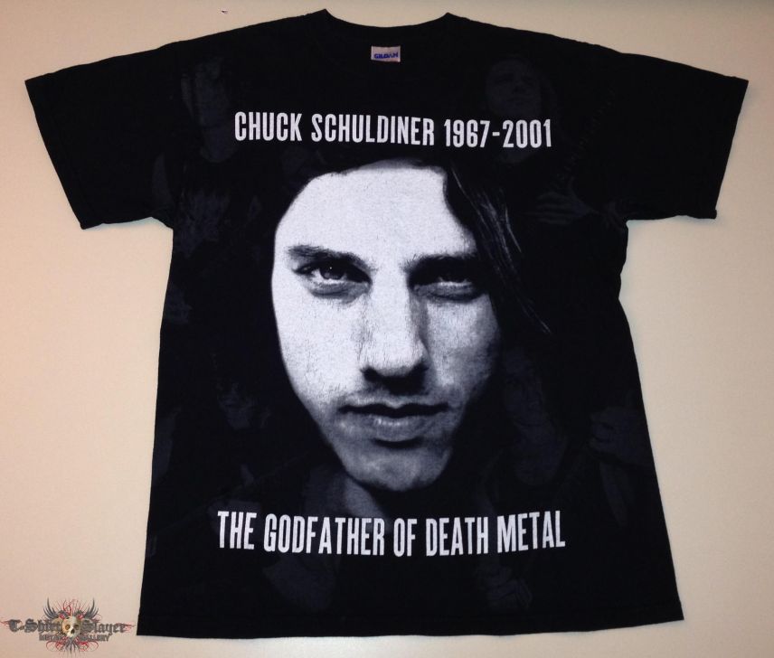 Chuck Schuldiner (Death) &quot;The Godfather Of Death Metal&quot; Shirt (Size Medium)