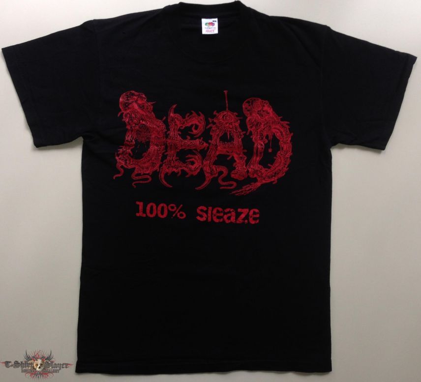 Dead &quot;100% Sleaze&quot; Shirt (Size Medium)