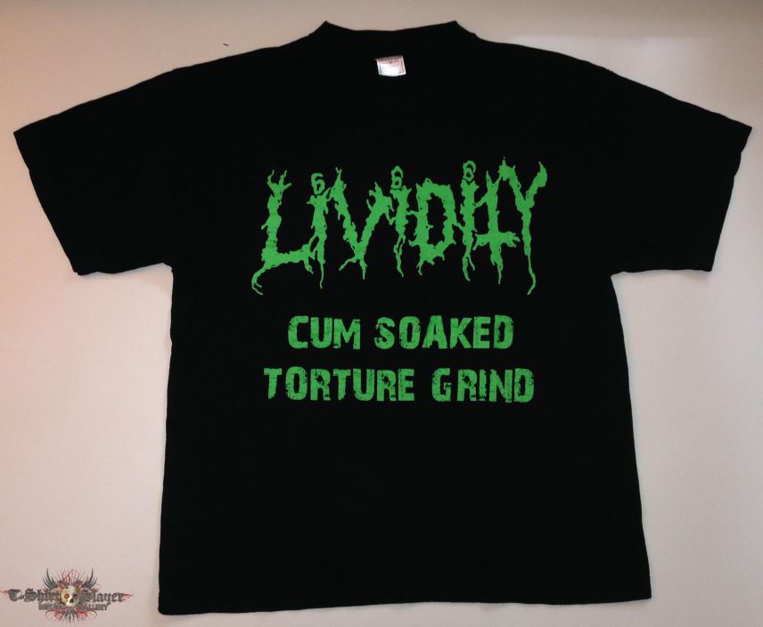 Lividity &quot;Cum Soaked Torture Grind&quot; Shirt (Size Medium)