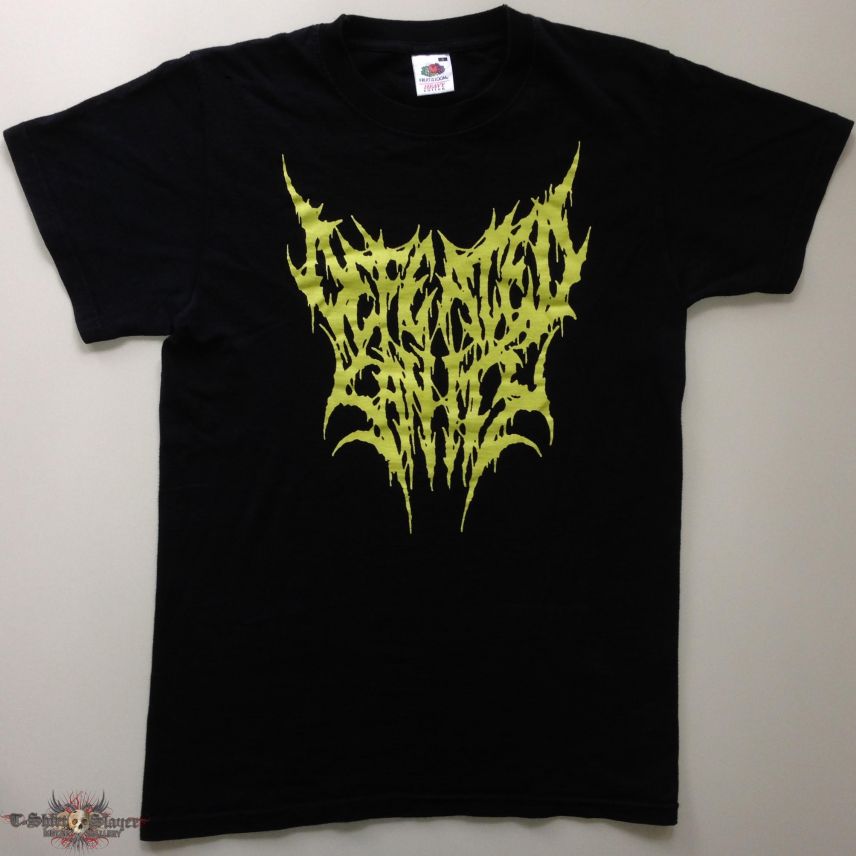 Defeated Sanity &quot;Yellow Logo&quot; Shirt (Size Small)