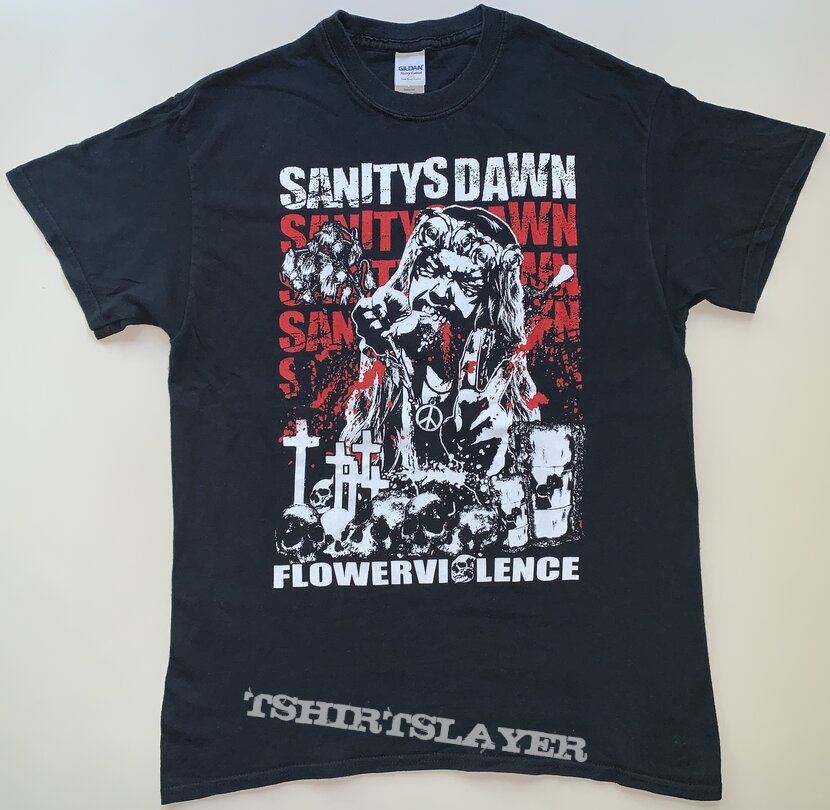 Sanitys Dawn &quot;Flowerviolence&quot; Shirt (Size Medium)