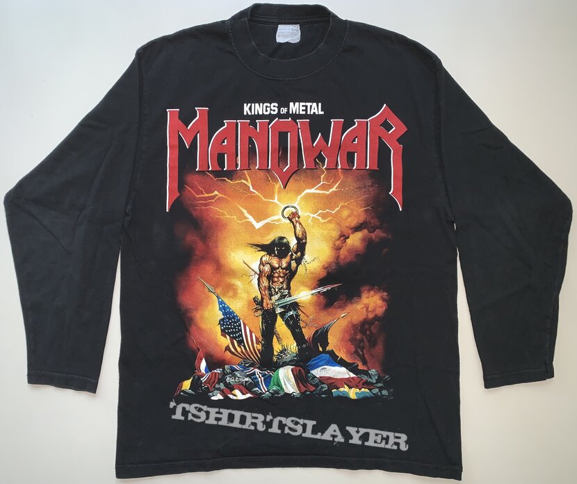 Manowar "Kings Of Metal" LS (Size Medium) | TShirtSlayer TShirt and  BattleJacket Gallery