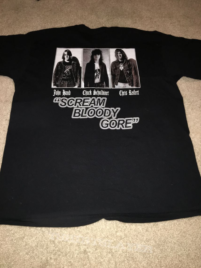 DEATH Scream Bloody Gore T-Shirt