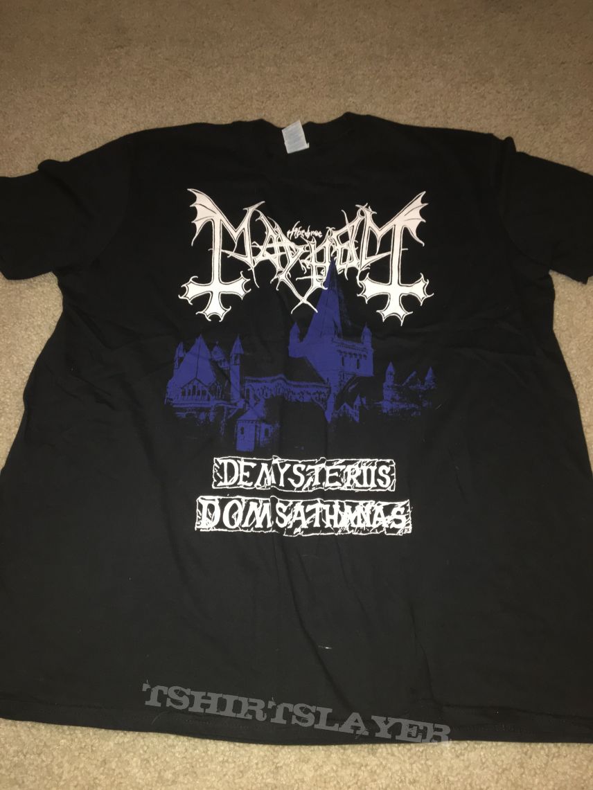 MAYHEM De Mysteriis Dom Sathanas 2017 Tour TSHIRT