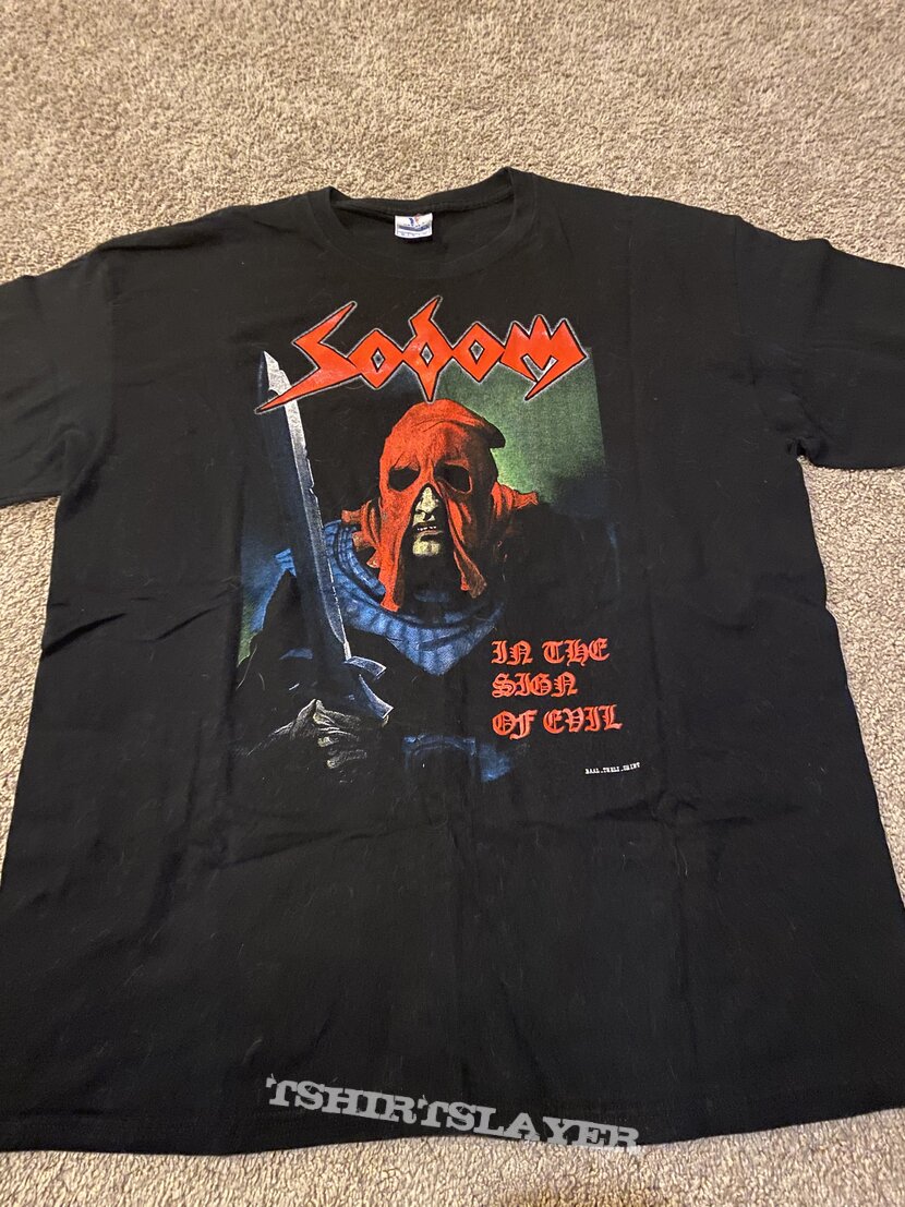 Sodom, SODOM In The Sign Of Evil T-Shirt TShirt or Longsleeve (archive's) |  TShirtSlayer