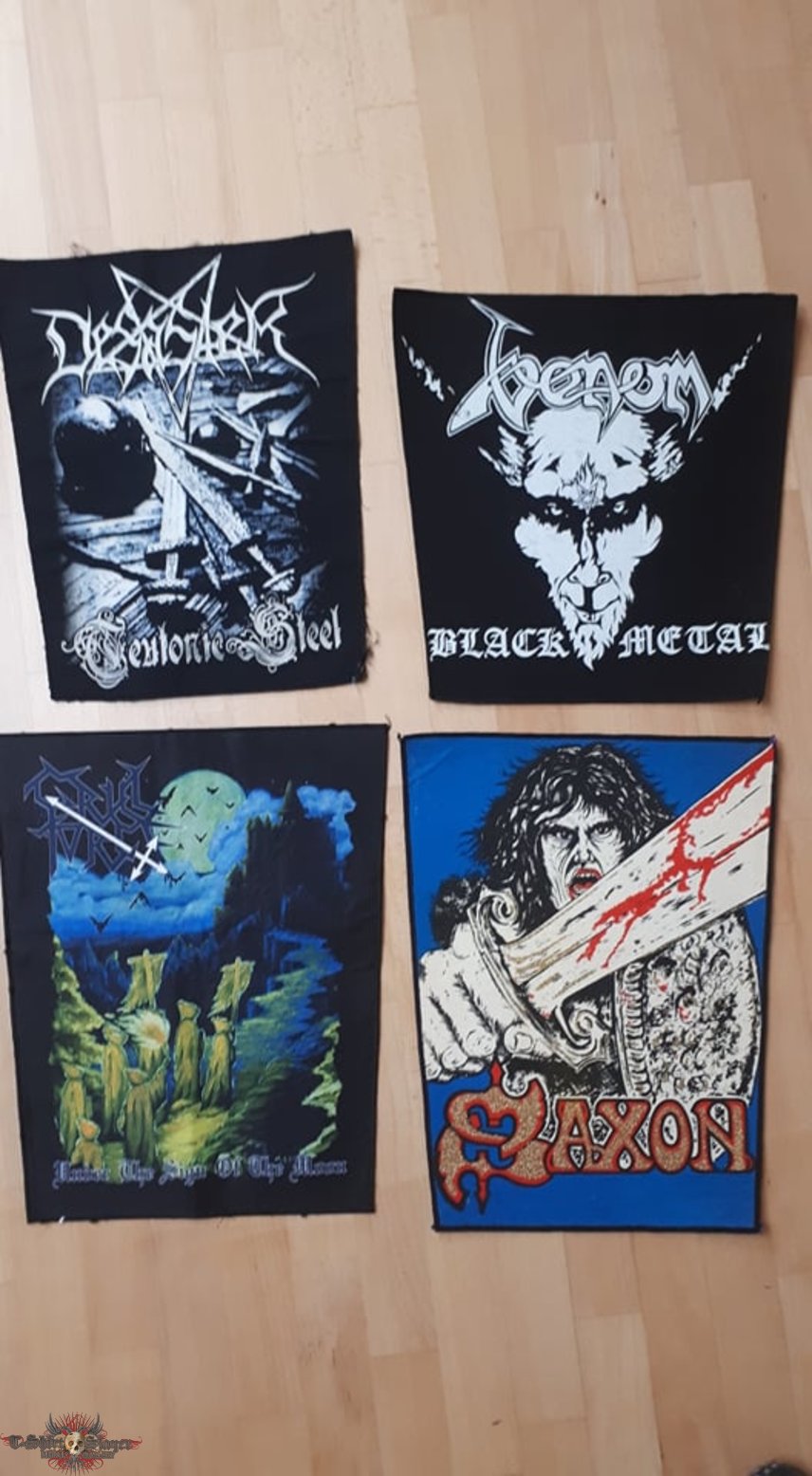 Venom heavy metal backpatches