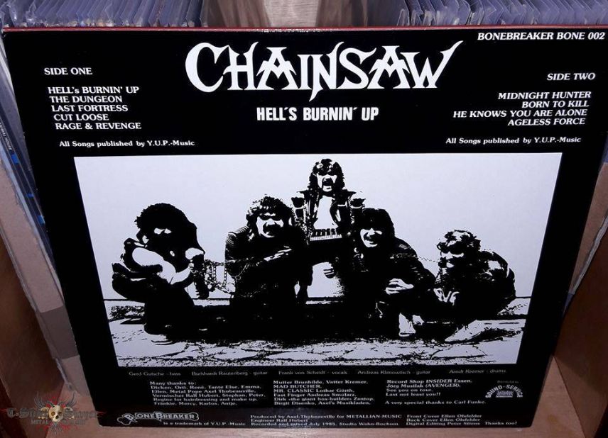 Chainsaw - Hell&#039;s Burnin Up 1985