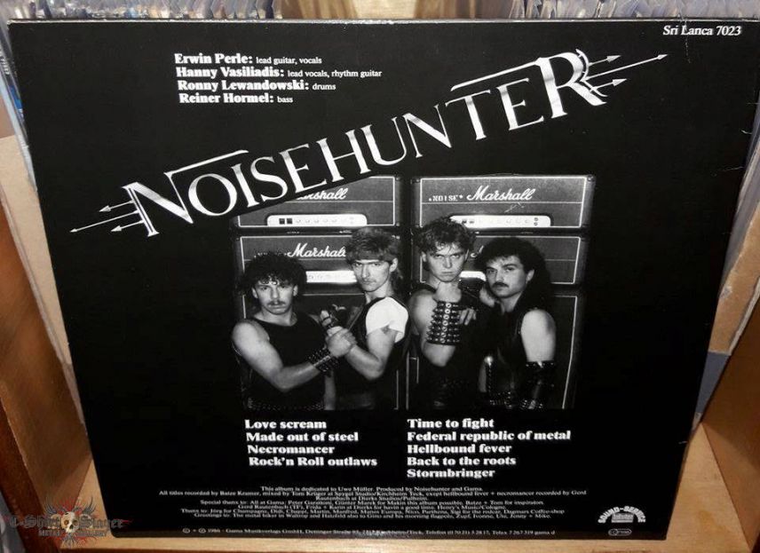 Noisehunter LP  - Time To Fight 1986