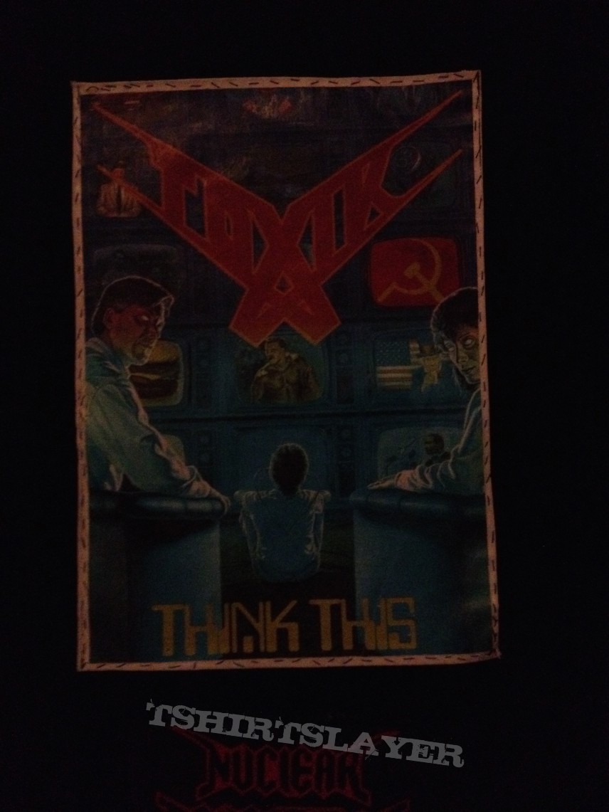 Toxik - Think This backpatch