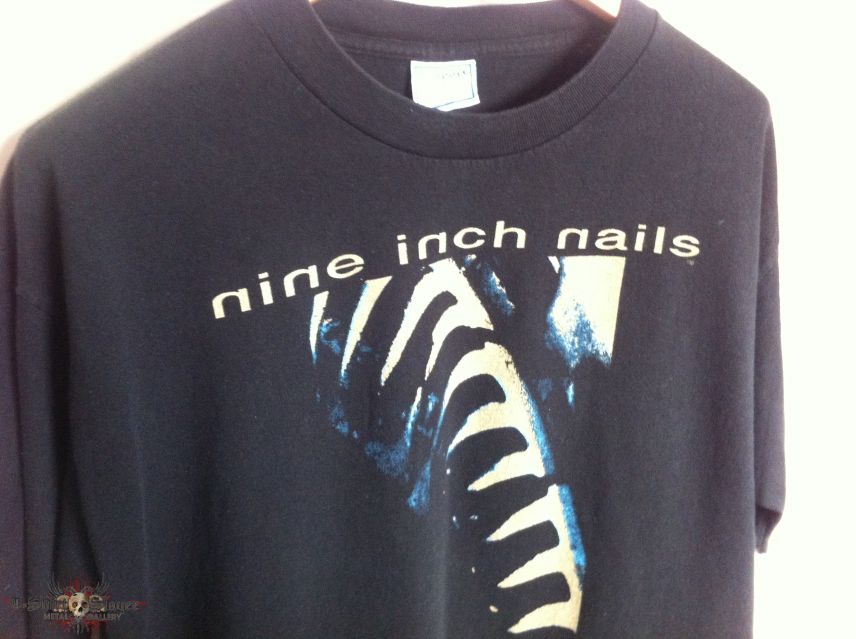 NINE INCH NAILS - Pretty Hate Machine - 'Now I'm Nothing' Shirt 1994 | TShirtSlayer TShirt and BattleJacket Gallery NINE INCH NAILS - Pretty Hate Machine - 'Now I'm Nothing' Shirt 1994 | TShirtSlayer TShirt and BattleJacket Gallery