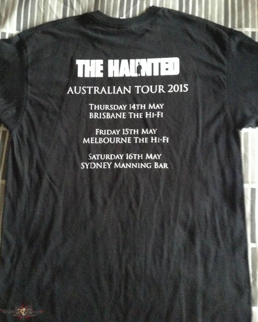 The Haunted 2015 Australian Tour Shirt (signed)