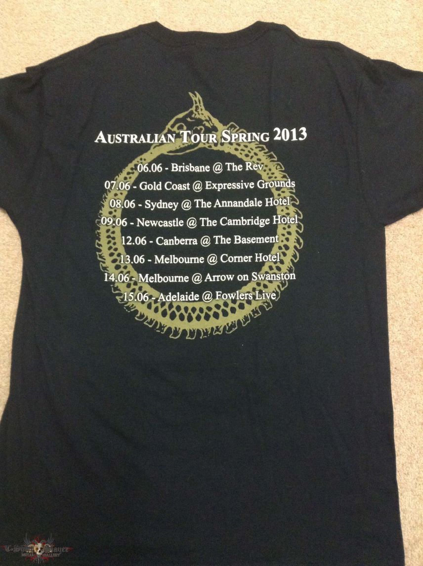 Cattle Decapitation 2013 Australian Tour Shirt