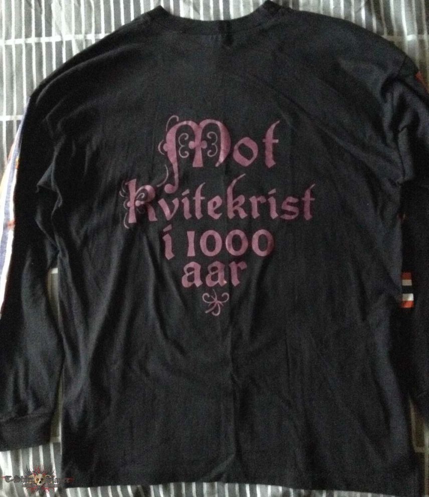 Satyricon Mot Kvitekrist i 1000 aar shirt.