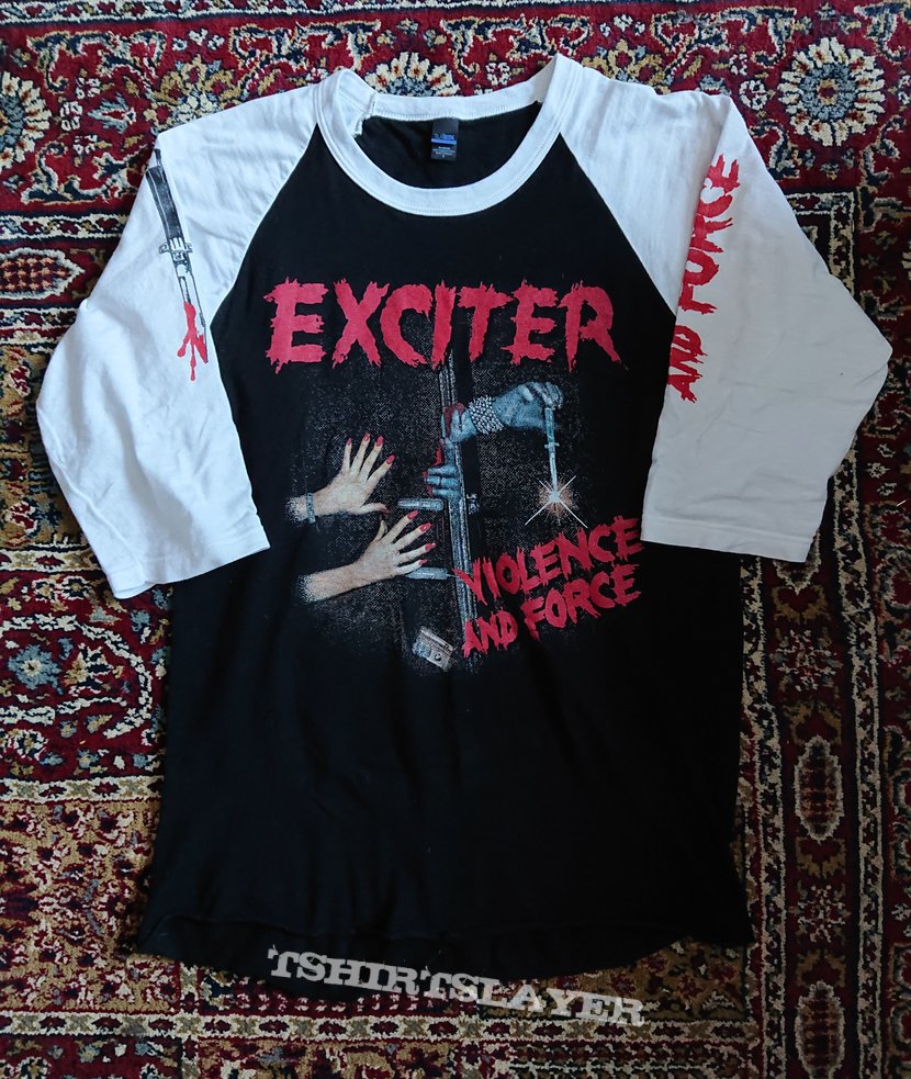 Exciter, Exciter - Violence and Force TShirt or Longsleeve (kertalaaki ...
