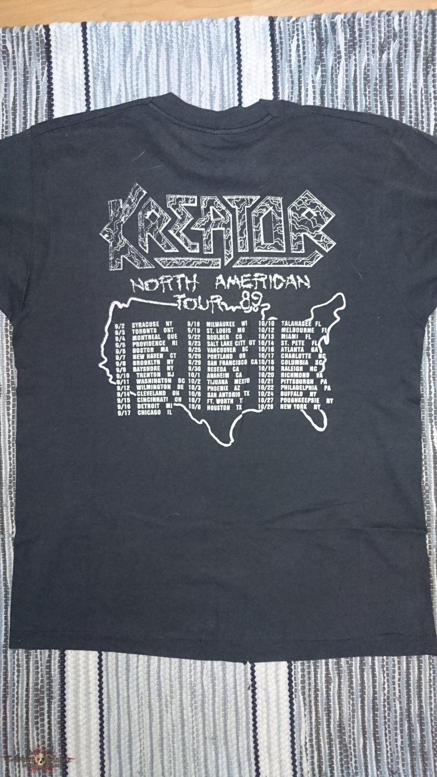 Kreator - Extreme Aggression 1989 tour TS