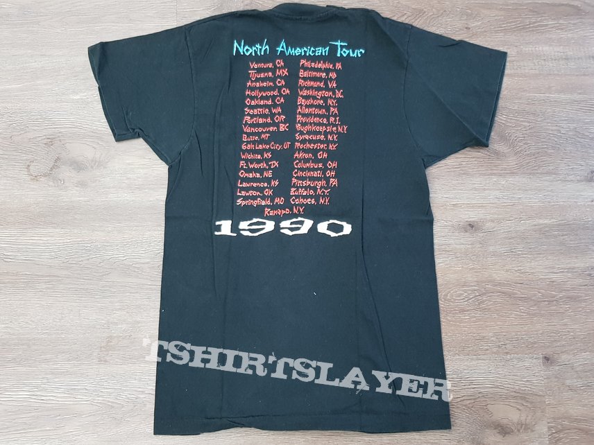 Vintage 90&#039;s Overkill North American Tour Shirt