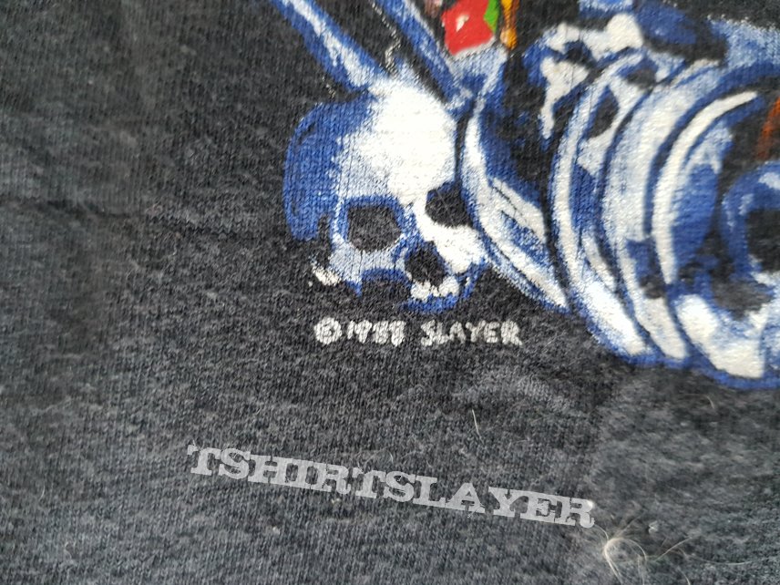 Vintage 1988 Slayer World Sacrifice Tour Shirt