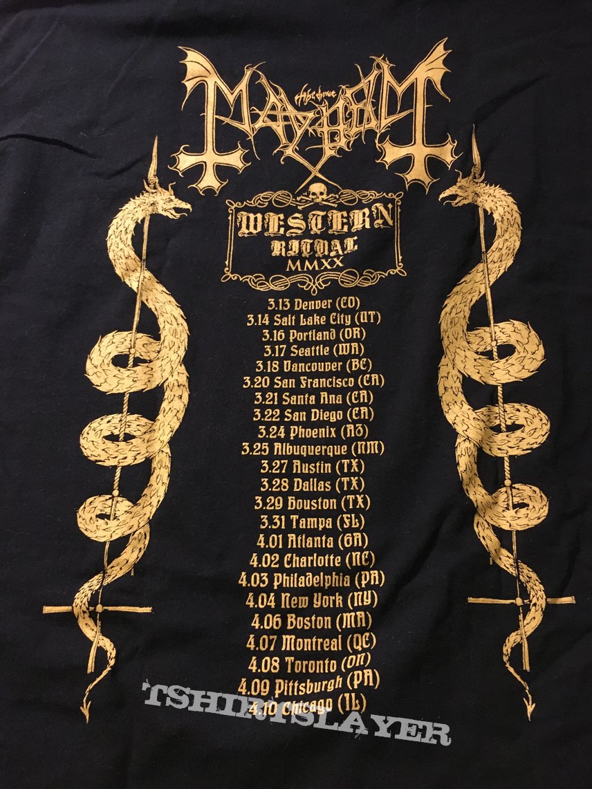 Mayhem “Daemon” 2020 Tour Covid-Cancelled 