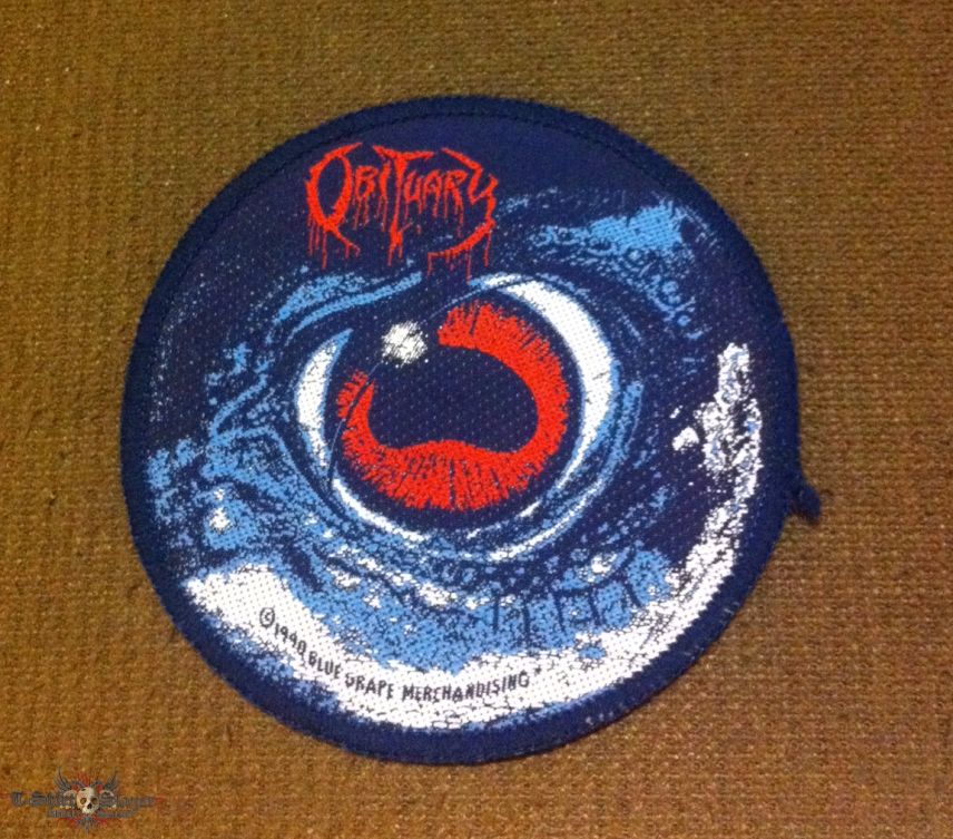 Obituary- cause of death official woven patch