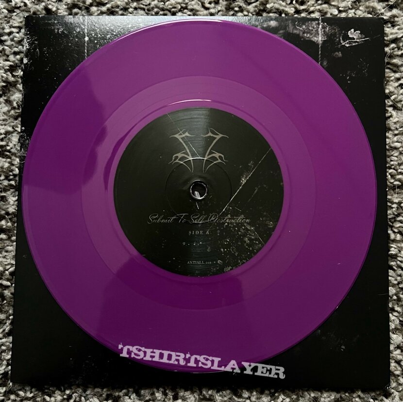 SHINING - Submit to Self Destruction AUTOGRAPHED 7&quot; PURPLE VINYL