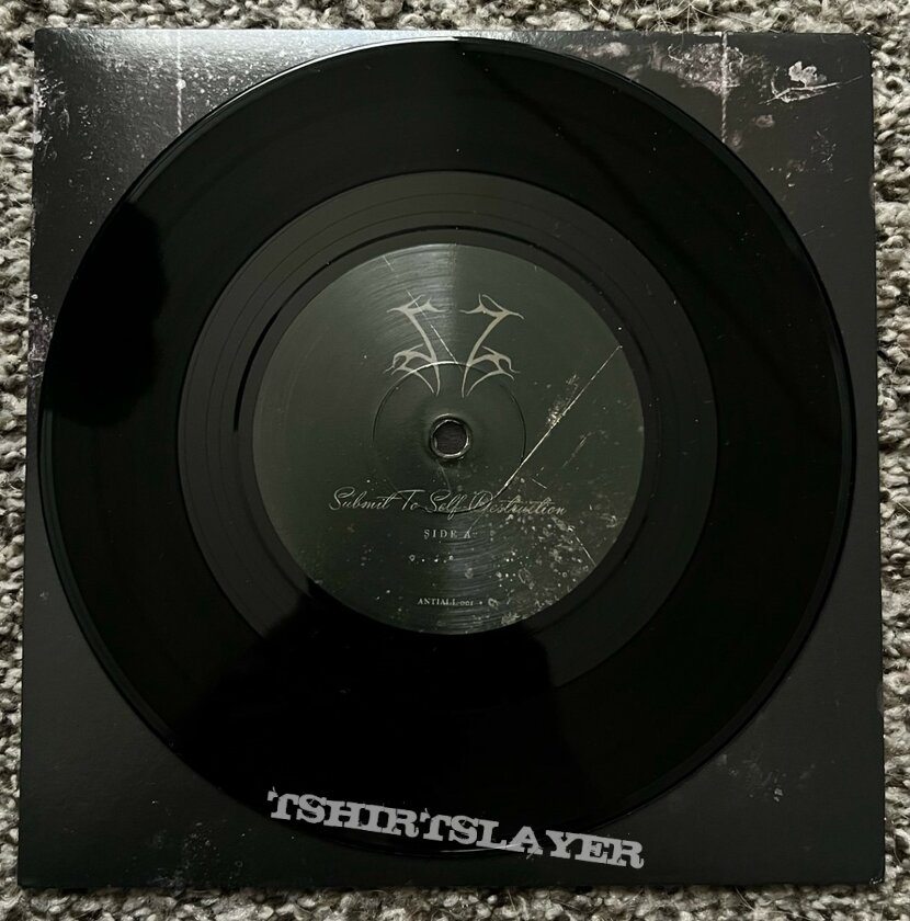 SHINING - Submit to Self Destruction AUTOGRAPHED 7&quot; BLACK VINYL