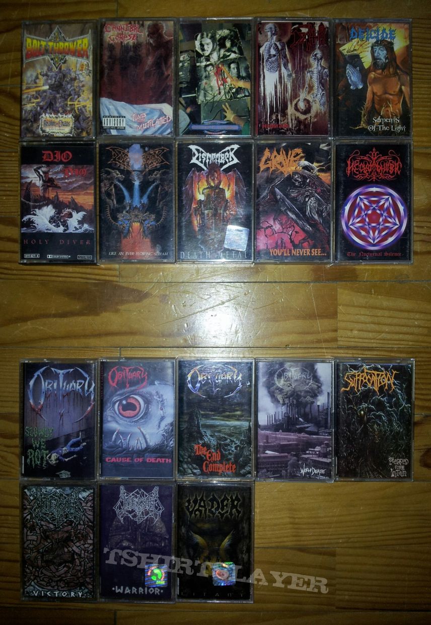 Bolt Thrower My little tape collection