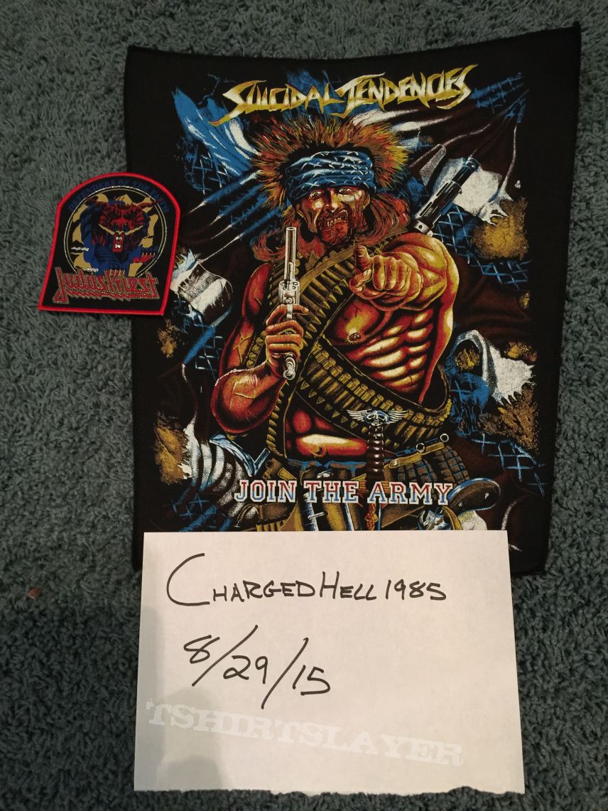 Suicidal Tendencies Patches for Reptile86x!!!