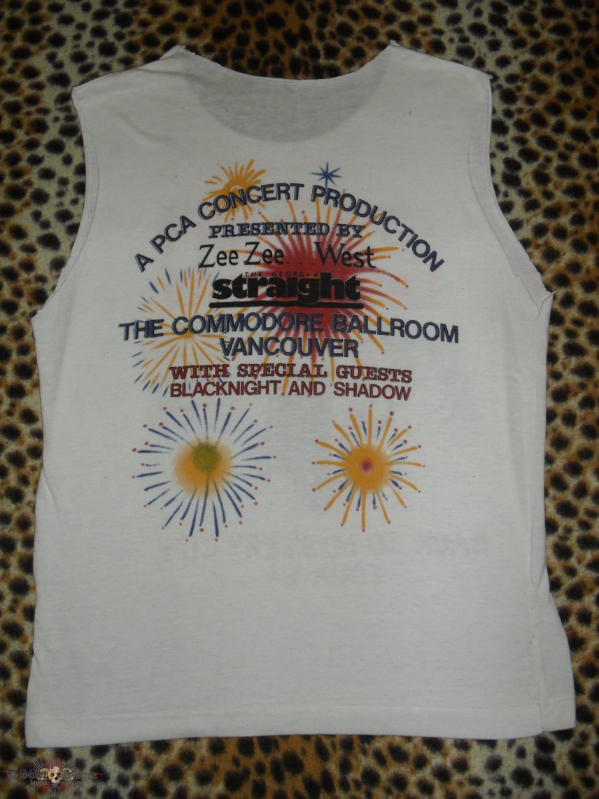 Hanoi Rocks original Back To Mystery City Tour &#039;84 shirt